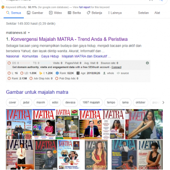 Tampil SEO Halaman Pertama